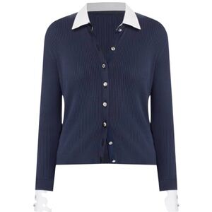 CINQ A SEPT Soma Collared Cardigan